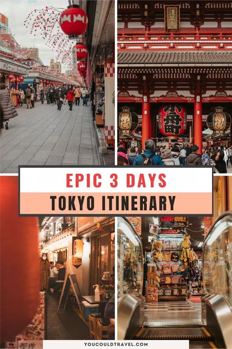 The Perfect Tokyo 3 Day Itinerary – You Could Travel Tokyo Itinerary 3 Days, Tokyo Itinerary, Tokyo Subway, Asia Continent, Meiji Shrine, Tokyo Japan Travel, Japan Itinerary, Air Asia, Japan Vacation