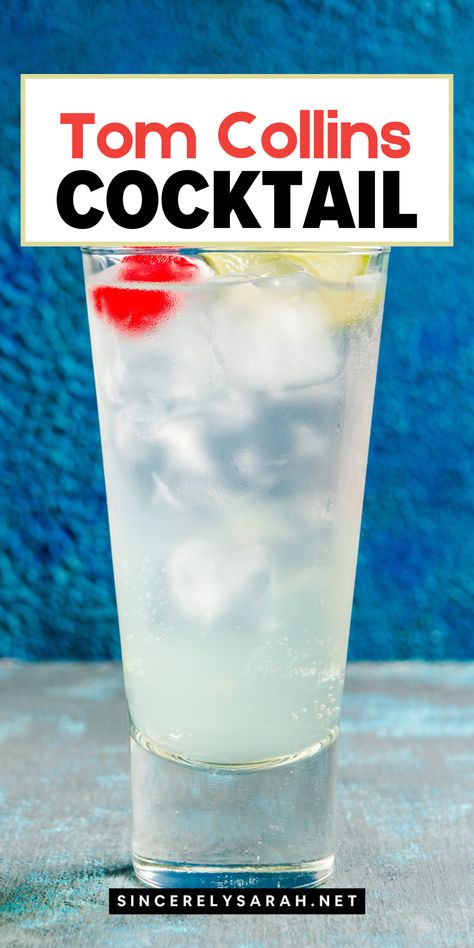 🍋 Discover the magic of a Tom Collins Cocktail! This refreshing blend of gin, lemon juice, and soda water is a classic that never goes out of style. Learn how to make a Tom Collins Cocktail that’s perfect for any occasion, whether you’re hosting a party or just winding down after a long day. Simple, delicious, and always a crowd-pleaser, this drink is a must-try! Tom Collins Drink, Tom Collins Drink Recipes, Fall Cocktails Easy, Tom Collins Recipe, Pumpkin Snickerdoodle Cookie Recipe, Tom Collins Cocktail, Caramel Apple Sangria, Cocktails Made With Gin, Cocktail Cupcakes