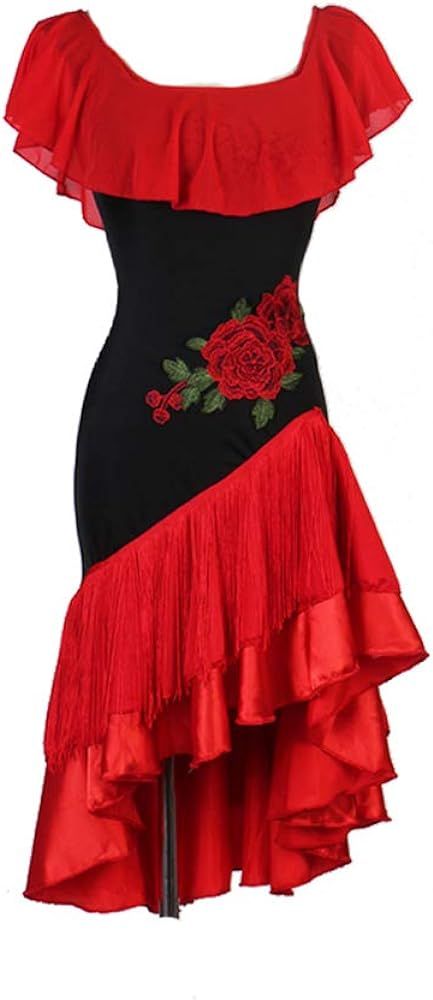 Amazon.com: New Latin Ballroom Competitio n Dance Dress Modern Waltz Tango Standard Dress#F520 Red, Turquoise (Red, L) : Clothing, Shoes & Jewelry Red Salsa Dress, Turquoise Clothing, Red Ballroom Dresses, Tango Dance Costume, Red Latin Dress, Tango Dress Red, Cute Dresses For Dances, Ballroom Dance Dresses Standard, Dance Style Outfits