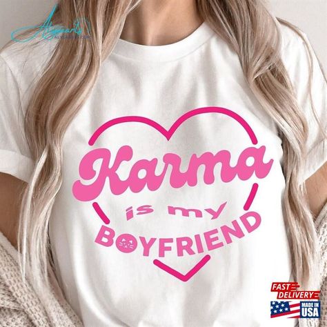 Karma Is My Boyfriend Taylor Swift Midnights Album Merch Swiftie Birthday Gift Shirt Classic Unisex Check more at https://alysaarts.com/product/karma-is-my-boyfriend-taylor-swift-midnights-album-merch-swiftie-birthday-gift-shirt-classic-unisex/ Boyfriend Taylor Swift, Boyfriend Taylor, Swiftie Birthday, Karma Is My Boyfriend, Album Merch, Midnights Album, Taylor Swift Midnights, Music Event, Create T Shirt