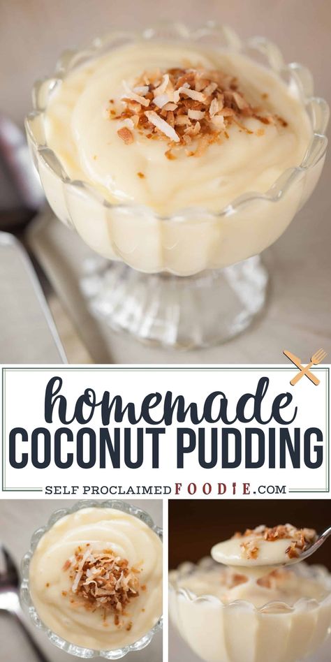 Cream De Coconut Recipes, Coconut Cream Pudding Recipes, Whole Coconut Recipes, Dairy Free Custard Recipe, Dairy Free Pudding Recipe, Fresh Coconut Recipes, Coconut Desserts Recipes, Cream Of Coconut Recipes, Coconut Milk Desserts