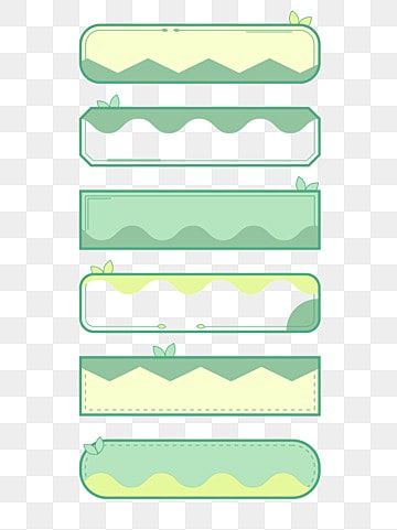 Small Border Designs, Text Box Aesthetic, Green Border Design, Plant Border, Notes Stickers, Green Cartoon, Paper Border, Name Boxes, Reading Notebook