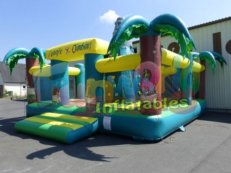 Commercial inflatable climbing tower jungle big jumpy house big bounce house for rent for sale.Inflatable Recreational Park china,inflatable play station whoelsale,Inflatable Jungle Play Center manufacturers,kid fun city inflatable playground wholesale china. #inflatablerecreationalpark #inflatableplaystation #inflatablejungleplaycenter #kidfuncityinflatableplaygroundwholesale #inflatablebounce-outdoorplaygroundequipment #inflatableballoonplayground #inflatablecombopark Jumpy House, Big Bounce House, Big Bounce, Climbing Tower, Law Of The Jungle, Kids Cafe, Inflatable Toy, Bouncy House, Outdoor Inflatables