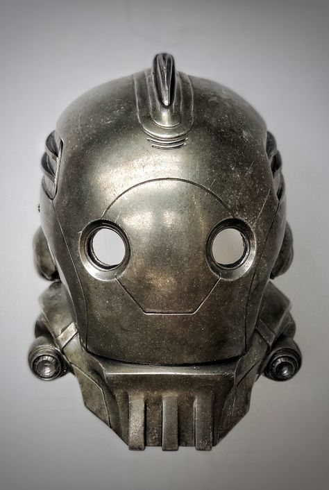 Robot Mask, Robot Head, Armadura Cosplay, Metal Mask, Fallout Art, Diesel Punk, Retro Robot, Cool Robots, Arte Robot