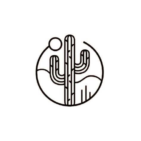 Sun Cactus Tattoo, Western Procreate Art, Cactus Line Art, Cactus Outline, Mexico Tattoo, Minimal Tattoo Ideas, Tattoo Over Scar, Cowgirl Tattoos, Cactus Vector