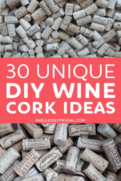 Have a stash of wine corks sitting around that you don't know what to do withCheck out these amazing wine cork crafts and art ideas Wine Cork Ideas, Wine Cork Candle, Wine Cork Trivet, Wine Cork Diy Projects, Wine Cork Coasters, Wine Cork Crafts Christmas, Corks Pumpkin, Cork Diy Projects, Crafts Recycled