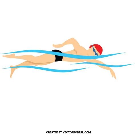 Swimming Illustration, People Swimming, Swimming Posters, Male Art Reference, Water Icon, Boy Illustration, Male Art, Man Swimming, Simple Cards