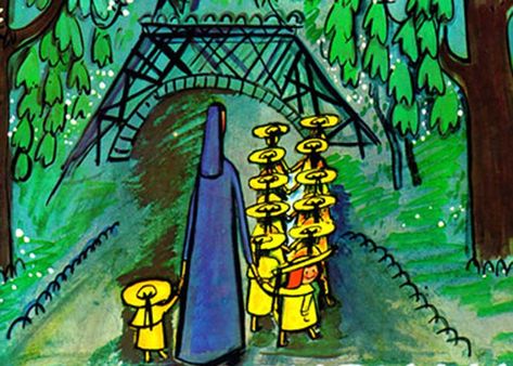 18 Amazing Picture Books You Won’t Mind Reading Over and Over Again Madeline In Paris, House In Paris, Ludwig Bemelmans, Straight Lines, The Eiffel Tower, Oui Oui, Historical Society, Back In The Day, Children’s Books