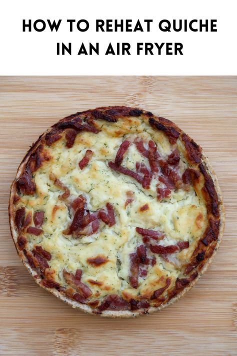 Tips and tricks to help you re-heat a quiche in an air fryer. Frozen Quiche, Air Fryer Recipes Easy, Air Fryer Recipes, Air Fryer, Side Dishes, Frozen, Easy Meals, Yummy Food