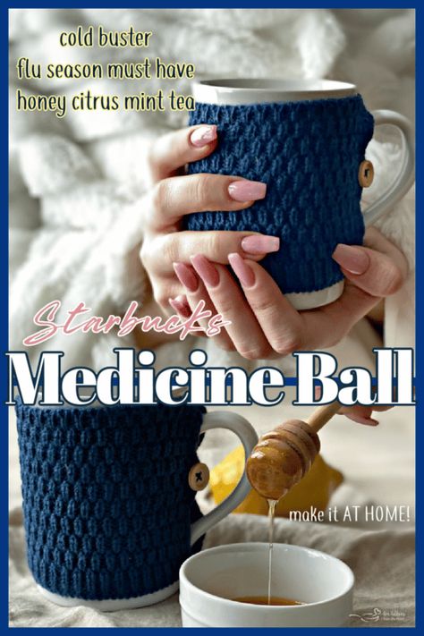 Copycat Starbucks Medicine Ball Tea Recipe Starbucks Medicine Ball Tea, Starbucks Medicine Ball Recipe, Medicine Ball Tea, Starbucks Prices, Starbucks Medicine Ball, Teavana Tea, Simply Lemonade, Tea For Colds, Tea At Home