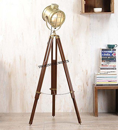 Movie spotlight floor lamp sealight theater lamps Tripod Wooden Home Decor Light ** Click image for even more details. (This is an affiliate link). #hometheater Feature Floor Lamp, Wooden Tripod Floor Lamp, Target Floor Lamps, Spotlight Floor Lamp, Studio Floor Lamp, Studio Lamp, Tripod Lighting, Decor Lamp, Tripod Floor Lamp