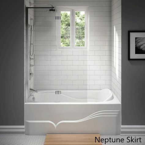 Neptune Daphne Alcove Bath Showroom, Steam Showers Bathroom, Bathroom Tub, Whirlpool Bathtub, Bad Design, Bathroom Space, Bathroom Organization, Diy Bathroom, Bathroom Renovations