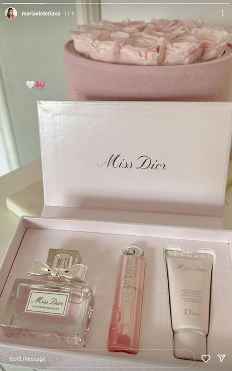 Miss Dior perfume from Dior Miss Dior Perfume, Perfume Dior, Dior Girl, Dior Perfume, Ethereal Makeup, Beauty Care Routine, Pretty Skin, Pink Girly Things, Girl Tips