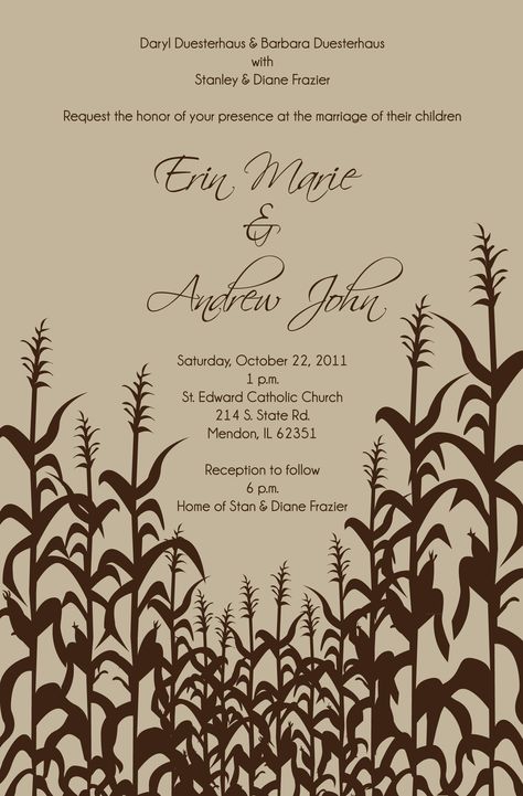 Corn Field Wedding, Farmers Wedding, Corn Wedding, Field Corn, Corn Design, Wedding October, Corn Field, Field Wedding, Wedding Receptions