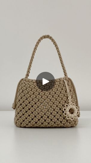 44K views · 8.9K reactions | 💛
-
Macrame tote bag🌿
I made a macrame tote bag
using crown knot.
You can watch the full video 
on my youtube channel!🤩
Please touch the link of the profile~~
-
#렛비 #마크라메 #가방 #토트백 
#왕관매듭 #핸드메이드 
#letbe #macrame #bag #totebag 
#diy #tutorial #handmade
- | LET BE l DIY macrame & weaving | Kylie Odetta · Under the Sun Macrame Tote Bag, Crown Knot, Macrame Weaving, Diy Macrame, Macrame Bag, Crochet Bags, Macrame Diy, My Youtube Channel, Crochet Bag