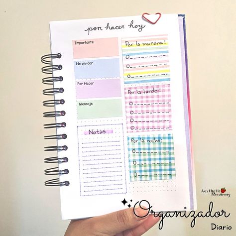 Organizador diario con notas adhesivas Budget Journal, Boulet Journal, Bujo Planner, Bullet Journal School, Planner Bullet Journal, Art Journal, Bullet Journal, Mixed Media, Writing