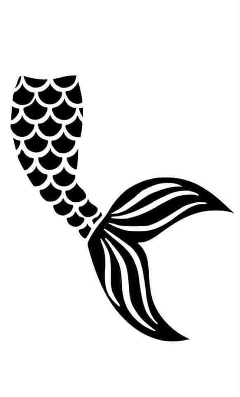 Mermaid Svg Free, Mermaid Tail Svg, Idee Cricut, Cricut Stencils, Cricut Images, Mermaid Svg, Projets Cricut, Party Crafts, Pintura Facial