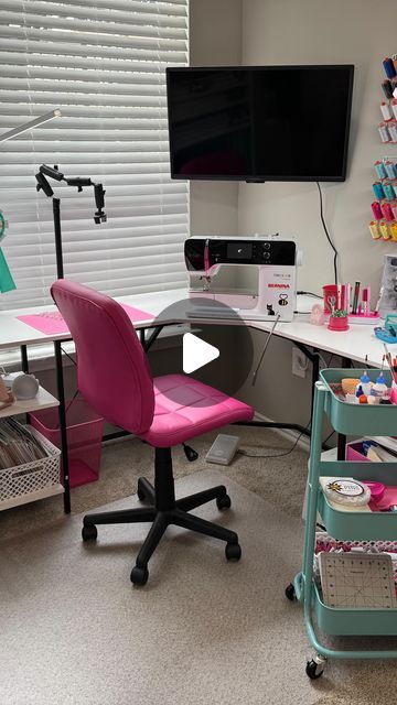 Allpeoplequilt on Instagram: "Sewing station walk-through! #berninausa #berninaambassador #oliso #olisomini #olfa #olfacreates #aurifilthread #creativegrids" Sewing Studio Space, Sewing Station, Aurifil Thread, Craft Space, Sewing Studio, Studio Space, Space Crafts, Sewing Room, Craft Room