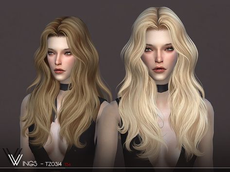 The Sims Resource: WINGS-TZ0314 hair • Sims 4 Hairs Hair Wings, Sims 4 Black Hair, The Sims 4 Pc, Pelo Sims, Sims Hair, Slicked Back Hair, Sims 4 Mods Clothes, Sims 4 Cas, Sims 4 Game