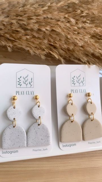 Polymer Clay earrings on Instagram: "Neutrals neutrals neutrals are my fave! Adding some simple non floral earrings to the drop. These are so cute and simple. Love the granite look on these. Fall drop 8/20 #neutralearrings #polymerclayearrings #simplestyle #etsyhandmade #sahm #momrunbusiness #shopsmallbiz #etsyshopowner" Neutral Earrings, Play Clay, Faith Art, Polymer Clay Jewelry Diy, Clay Jewelry Diy, Outfit Combinations, Floral Earrings, Jewelry Diy, Etsy Handmade