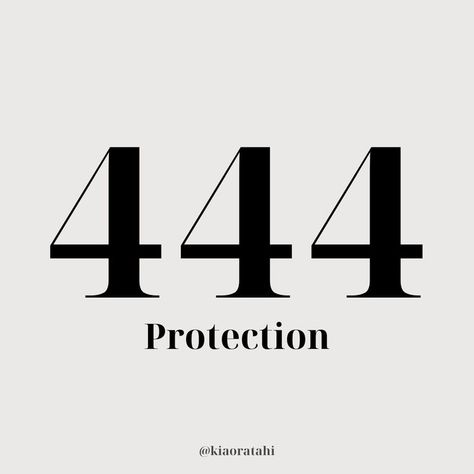 444 Black And White, 444 Protection Tattoo, 2024 Numbers Aesthetic, Angle Numbers 444, Angel Number 444 Tattoo Font, 444angel Numbers, Number Angel 444, 444 Vision Board, 444 Widget