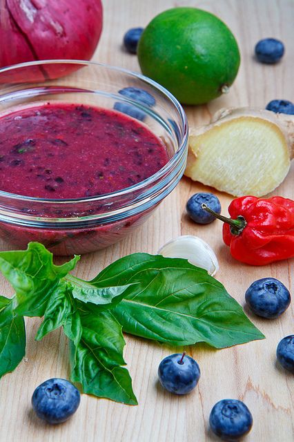 Blueberry Basil Habanero Salsa.  Holy flavor explosion! Blueberry Salsa, Habanero Salsa Recipe, Blueberry Basil, Salmon Dip, Habanero Salsa, Closet Cooking, Salsa Sauce, Coconut Aminos, Taco Recipe