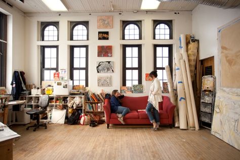 Open Studio Tour Etiquette for Artists and Visitors by Cara Ober ... Architect Student, Art Atelier, Sweetest Dreams, Art Studio Space, Artistic Space, Dream Studio, Studio Room, My Art Studio, Painting Studio