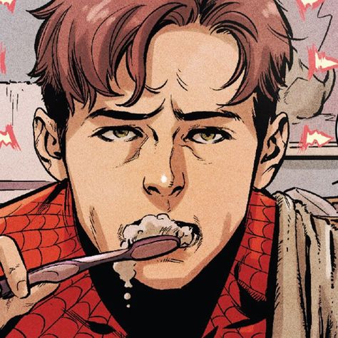 Comic Peter Parker, Uzuri Art, Comic Face, Deadpool Comic, Comic Book Art Style, Arte Dc Comics, Marvel Spiderman Art, Spiderman Comic, Marvel Comics Art