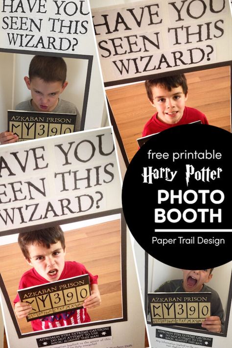 Harry Potter Photo Booth, Harry Potter Photo, Party Photobooth, Harry Potter Printables Free, Harry Potter Props, Harry Potter Theme Birthday, Paper Trail Design, Harry Potter School, Harry Potter Classroom