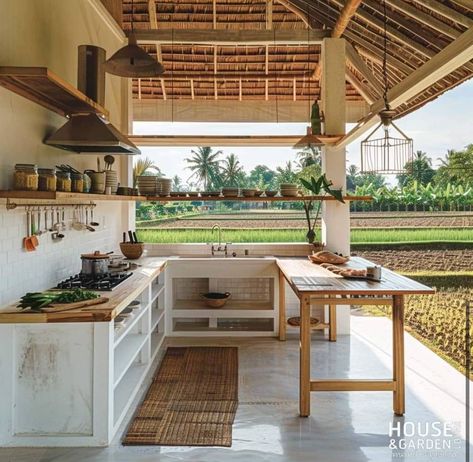 3x3 Kitchen, Kitchen Ideas Philippines, Dirty Kitchen Design Philippines, Outdoor Pantry, Dapur Outdoor, House In The Philippines, Bahay Kubo Design, Cherating, Farm Villa