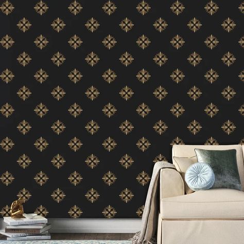 Black Kelly, Black Counters, Kelly Clarkson Home, Bee Wall, W Wallpaper, Wayfair Furniture, Metallic Wallpaper, Gold Wallpaper, Kelly Clarkson