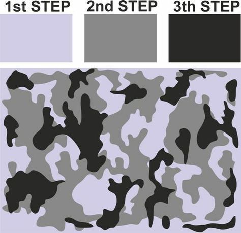 #M CAMOUFLAGE CAMO Pattern Airbrush Stencil Vehicle Bike Army Tank Arm Arming - $10.29. #M CAMOUFLAGE STENCIL DescriptionStencil Material: 100% Genuine MylarStencil Thickness: 190 micron (approx. 0.2mm)Stencil Size: 29.7cm x 21cm / 11.69" x 8.27"Design size: 26.5cm x 18.5cm / 10.43" x 7.28"*Note: 1 Inch = 2.54 cm, 1 Feet = 30.48 cm, 1 Feet = 12 Inch (Before you buy or bidding stencil, please read carefully:*the material and thickness of the stencil, *the size of the stencil, *the size of the des Camo Spray Paint, Camo Stencil, Old English Alphabet, Camo Wallpaper, Army Tank, Information Art, Painted Vinyl, Stencil Material, Wall Art Crafts