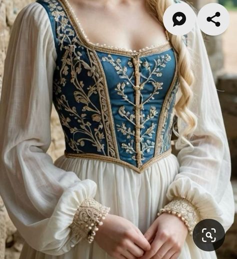 Renfaire Hair Styles, Medieval Bodice, Elizabethan Fashion, History Bounding, Ren Faire Outfits, Fair Outfits, Ren Fest, Couture Mode, Medieval Clothing