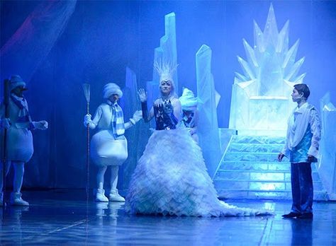 Snow Stage Design, Production Design, Snow Queen, Stage Design, Winter Theme, Cyprus, Frozen, Ballet, Queen