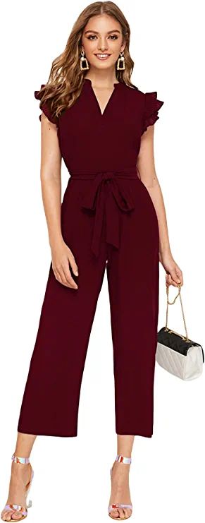 Maroon Jumpsuits, Jumpsuit Pants, Overalls Fashion, Pocket Jumpsuit, Belted Jumpsuit, Maxi Jumpsuit, Belt Jumpsuit, Fitted Jumpsuit, Jumpsuit Outfit