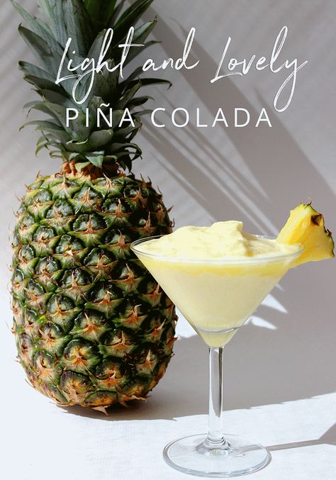 Low Cal Pina Colada Recipe, Fresh Pina Colada Recipe, Hot Toddy Recipe For Colds, Well Drinks, Easter Dinner Menus, Toddy Recipe, Hot Toddies Recipe, Pina Colada Recipe, Low Carb Drinks