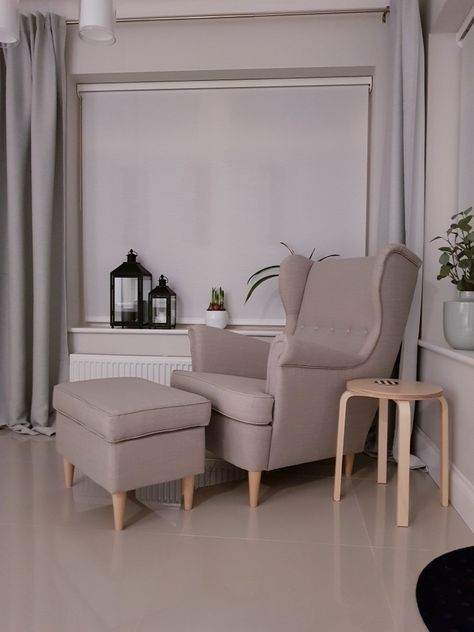 Ikea Strandmon armchair Ikea Strandmon, Accent Chairs, Bedroom, Furniture, Home Decor, Home Décor