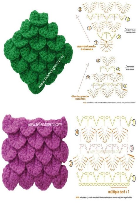 Pin by pag_rinmama on Puntos crochet | Crochet crocodile stitch pattern, Crochet crocodile stitch, Crochet poncho patterns tutorials Crochet Crocodile Stitch Pattern, Crochet Shawl Tutorial, Crocodile Stitch, Crochet Poncho Patterns, Crochet Diy, Crochet Motifs, Crochet Flower Patterns, Crochet Stitches Patterns, Crochet Diagram