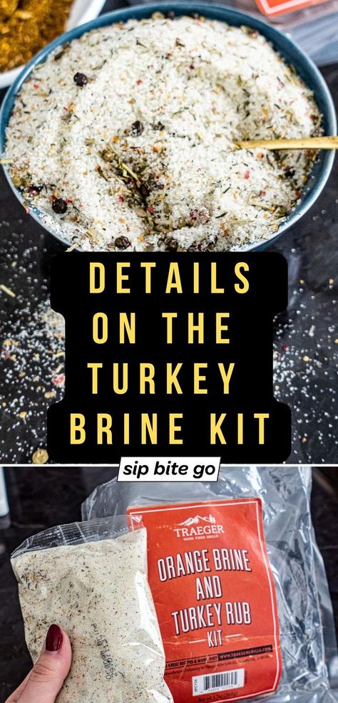 Traeger Orange Brine and Turkey Rub Kit Amazon product with packaging and text overlay Traeger Turkey, Best Turkey Brine, Turkey Rub, Turkey Brine Recipes, Turkey Brine, Brine Recipe, Whole Turkey, Smoker Recipes, Smoked Food Recipes