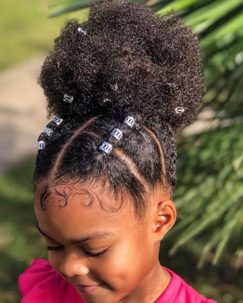 15 Easy Kids Natural Hairstyles | Black Beauty Bombshells Girls School Hairstyles, Cabello Afro Natural, Cute Natural Hairstyles, Short Hair Black, Cute Simple Hairstyles, Natural Hairstyles For Kids, Girls Natural Hairstyles, Natural Hair Styles Easy, Back To School Hairstyles