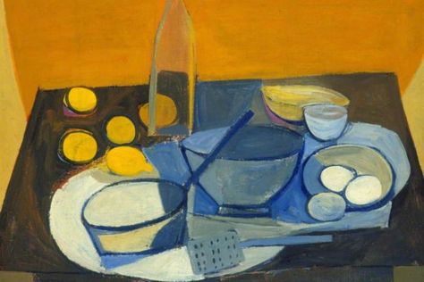 william-scott-1376083961_org (1) Kitchen Still Life, William Scott, Abstract Painters, Art Uk, Painting Still Life, Still Life Art, British Artist, Southampton, Still Life Painting