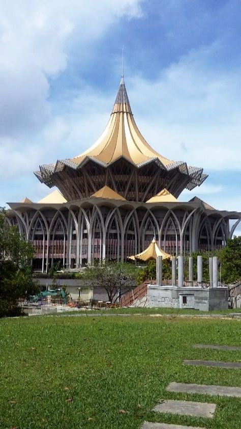 Waterfront kuching Kuching Malaysia, Food Sketch, Kuching, Wonders Of The World, Gazebo, Outdoor Structures, Sketch, Wonder, Quick Saves