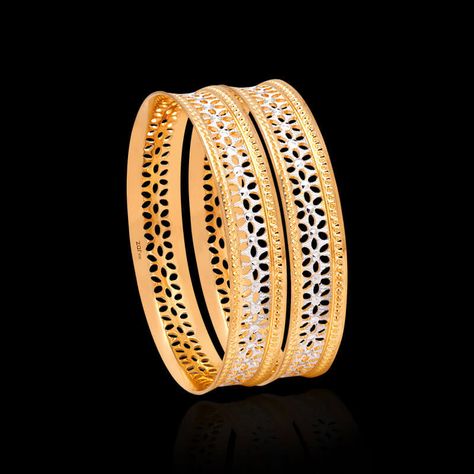 CNC Bangles: Gold CNC Bangle Design Online - Zar Jewels Zar Bangles Gold Jewellery, Casting Bangles Gold, Cnc Bangles Design, Gold Cutdana Bangle Jewelry, Gold Cnc Bangles Design, 22k Gold Bangle With Intricate Design, Luxury 22k Gold Bangle, Gold Bollywood Bangle With Intricate Design, Baby Jewelry Gold