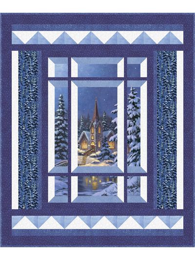 Attic Window Quilts, Panel Ideas, Panel Quilt Patterns, Attic Window, Fabric Panel Quilts, Christmas Quilt Patterns, Hanging Quilts, Modern Window, Attic Storage