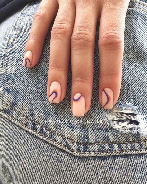 Nagellack Trends, Summer Nail Art, Nail Art Trends, Colorful Nails, Minimal Nails, Nail Swag, Bridal Nails, Manicure Y Pedicure, Minimalist Nails