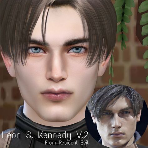 Sims Leon S. Kennedy V.2 Leon Sims 4 Cc, Leon Sims 4, Sims4 Resident Evil Cc, Sims 4 Resident Evil Cc, Resident Evil Sims 4 Cc, Sims Face Cc, Redfield Bloodline, Aplikasi Game, Sims Face