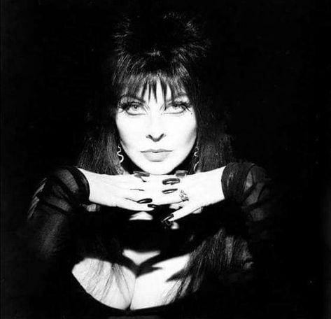 Elvira Mistress Of The Dark, A Woman, Black And White, Hair, White, Black