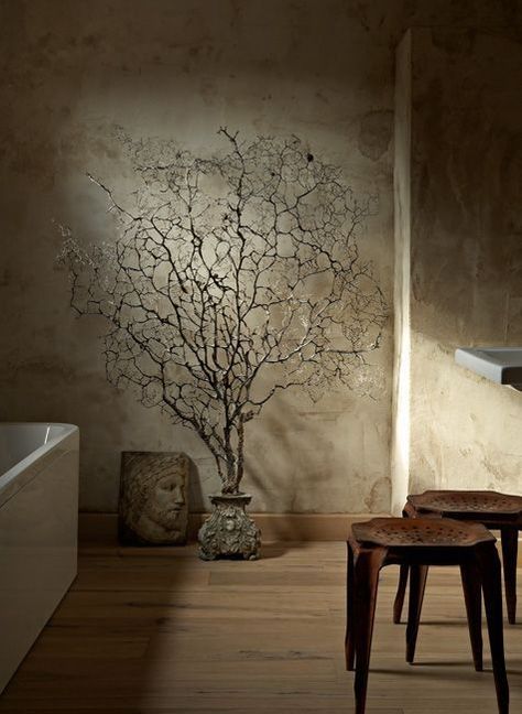 Japanese Aesthetic: 35 Wabi Sabi Home DÃ©cor Ideas | DigsDigs Sabi Wabi, Wabi Sabi Home Decor, Wabi Sabi Interior, Wabi Sabi Decor, Rustic Home Interiors, Wabi Sabi Style, Asian Homes, Asian Home Decor, Aesthetic Decor