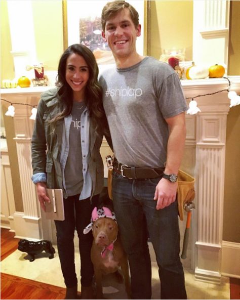 If you have a passion for farmhouse style, shiplap, and all things HGTV, then you and your hubby should dress up like the beloved Joanna and Chip Gaines. Chip And Joanna Gaines Costume, Chip And Jo, Best Couples Costumes, Brown Leather Riding Boots, Hallowen Costume, Chip And Joanna Gaines, Homemade Halloween, Halloween Costumes For Couples, Holiday Pajamas