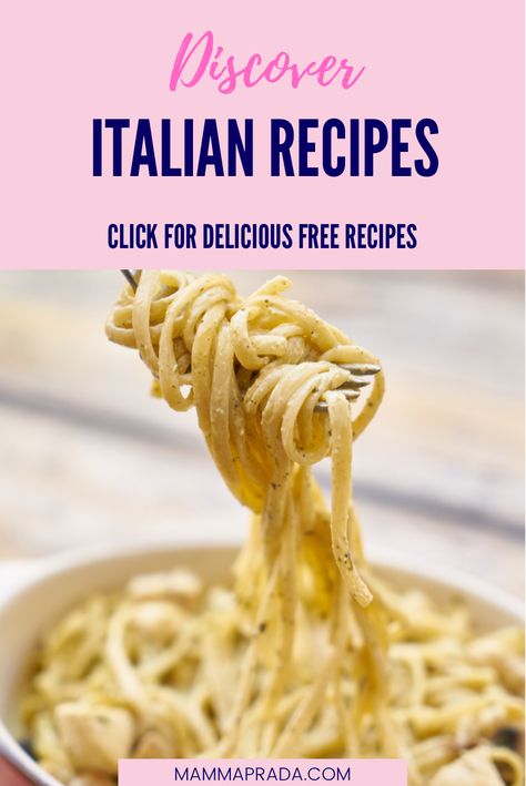 Try out these delicious free recipes for authentic Italian cooking #italianfood #italian #recipe Romano Cheese Recipes, Pasta With Eggs, Cheese Eggs Recipe, Authentic Italian Recipes, Italian Eggs, Creamy Garlic Pasta, Eggs And Cheese, Recipes Pizza, Italian Pasta Dishes